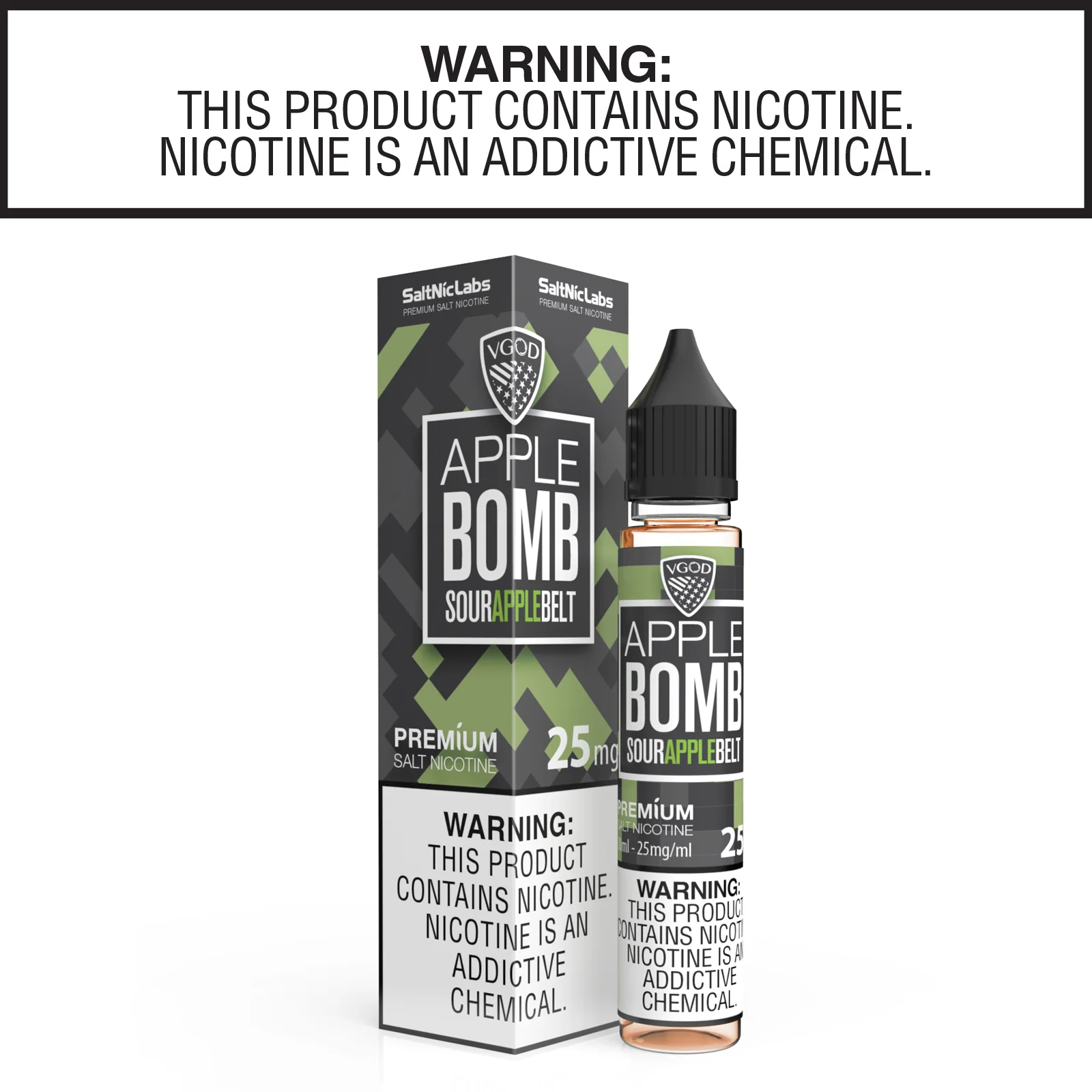 Apple Bomb By Vgod Salt Nic Collection 30ml