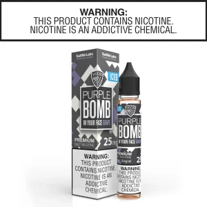 Iced Purple Bomb By Vgod Salt Nic Collection 30ml