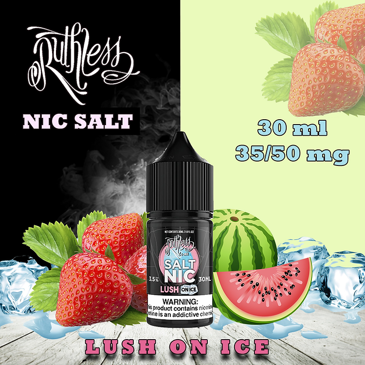 Ruthless Nic Salt Lush On Ice 30 Ml Ruthless Nic Salt Lush On Ice 30 Ml