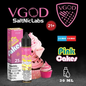 vgod pink cakes salt nic 30 ml
