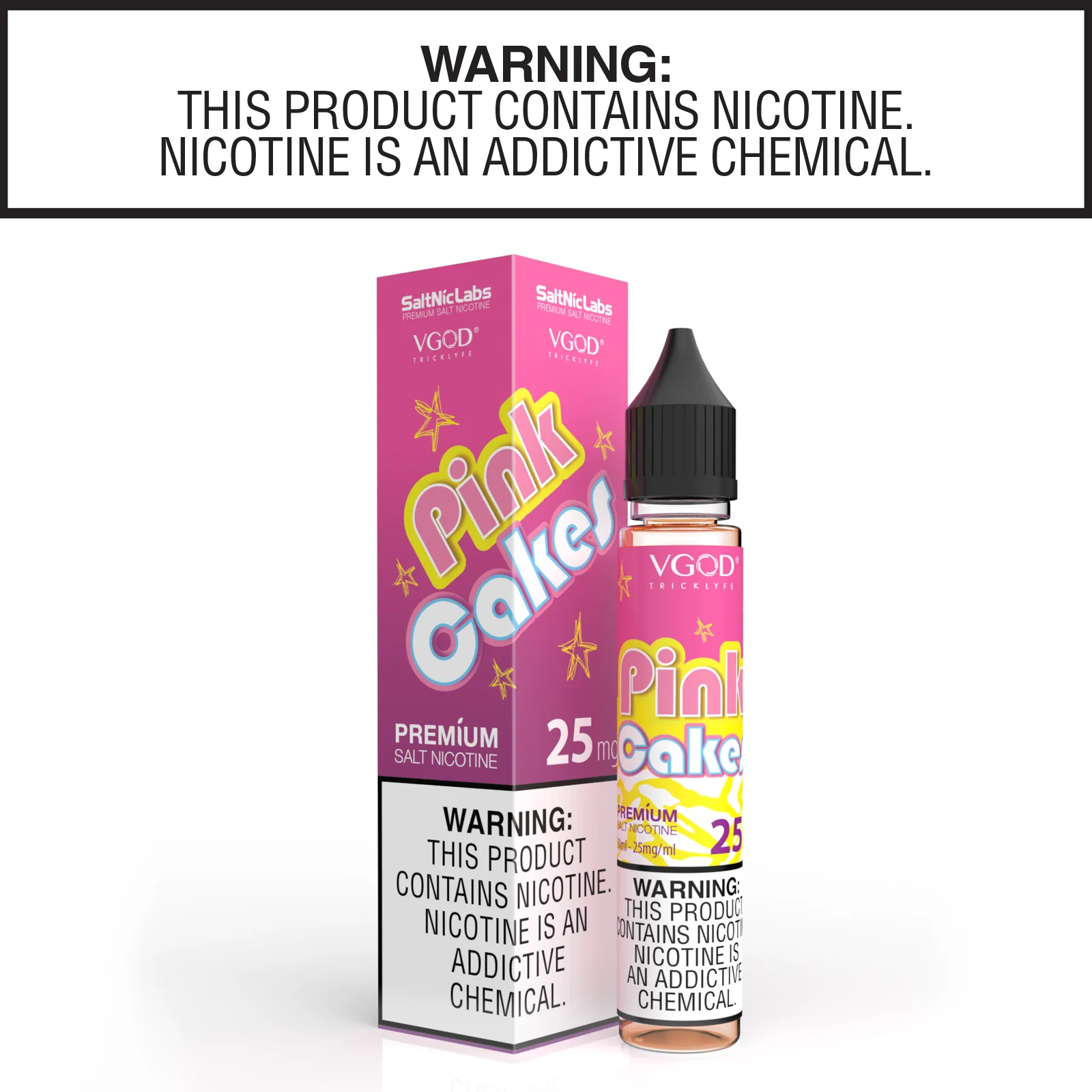 Pink Cakes Salt By Vgod Salt Nic Collection 30ml Pink Cakes Salt By Vgod Salt Nic Collection 30ml